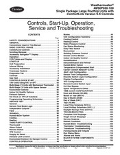 Carrier Weathermaster 48P030-100 Controls, Start-Up, Operation, Service, And Troubleshooting