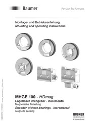 Baumer HUBNER BERLIN HDmag MHGE 100 Mounting And Operating Instructions