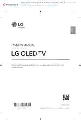 LG OLED48C1PVB Owner's Manual