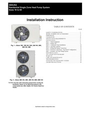 Carrier 38MURAQ36AA3 Installation Instructions Manual