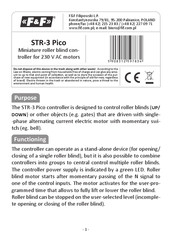 F&F STR-3 Pico Manual