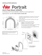 Valor Portrait 549APB Installation Manual