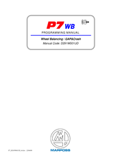 marposs P7WB Programming Manual