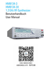 Rohde & Schwarz HM8134-3 User Manual