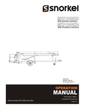 Snorkel MHP15HD Operator's Manual