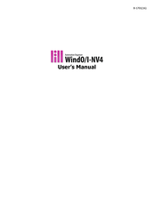 IDEC WindO/I-NV4 User Manual