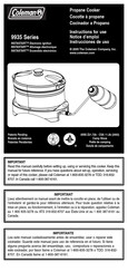 Coleman 9935-A52 Instructions For Use Manual