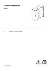 Electrolux 400 LT Installation And Operating Manual