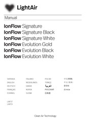 Lightair IonFlow Evolution Gold Manual