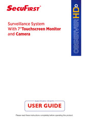 Observer SecuFirst CWL401W2 User Manual