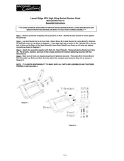 Backyard Creations Laurel Ridge M22104CHD Assembly Instructions