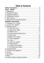 Xtool VAG401 Manual