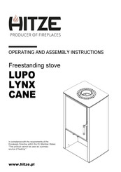 HITZE LYNX B Customer's Operating And Assembly Instructions