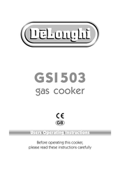 DèLonghi GSI503 User Operating Instructions Manual