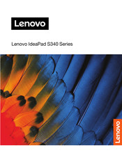 Lenovo IdeaPad S340 Series Manual