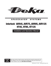 Deka SPACESAVER Interlock HT125 Installation And Operation Manual