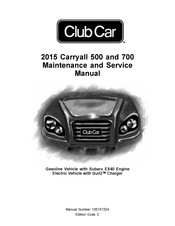 Club Car Carryall 500 2015 Maintenance And Service Manual