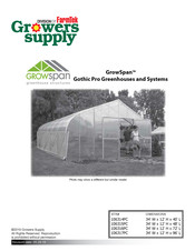 GrowSpan 106317PC Manual