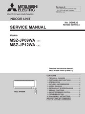 Mitsubishi Electric MSZ-JP12WA-U Service Manual