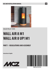MCZ WALL AIR 8 UP! M1 Use And Installation  Manual