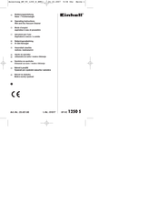 EINHELL 23.421.60 Operating Instructions Manual