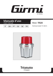 TREVIDEA Girmi TR20 User Manual
