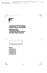 Daikin ATXB25C Installation Manual