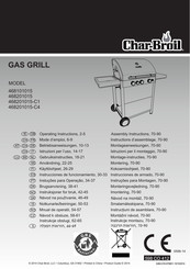 Char-Broil 468101015 Operating Instructions Manual