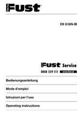 FUST EK 616N-IB Operating Instructions Manual