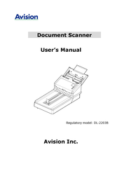 Avision AD360GF User Manual
