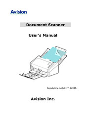 Avision AD360G User Manual