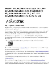MikroTik RBLHGR&R11e-4G Quick Start Manual