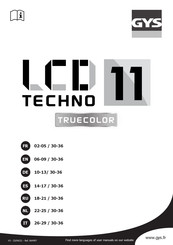 Gys LCD 11 TECHNO TRUECOLOR Manual