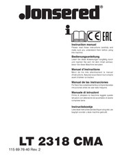 Jonsered LT 2318 CMA Instruction Manual