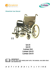 Sunrise Medical LOMAX Uni 8 User Manual