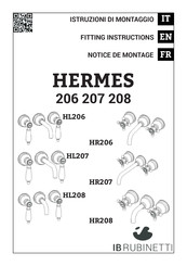 Ib Rubinetti HERMES HL206 Fitting Instructions Manual