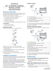 Garmin GC 12 Installation Instructions Manual
