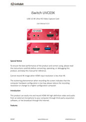 infobit iSwitch UVC03K Manual