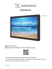Displays2go DW055TLB2 User Manual