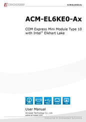 Acrosser Technology ACM-EL6KE0-A Series User Manual