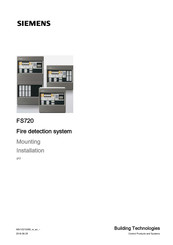 Siemens FS720 Series Mounting & Installation