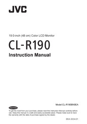 JVC CL-R190 Instruction Manual