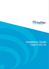 Kallipr Captis Pulse Lite Installation Manual