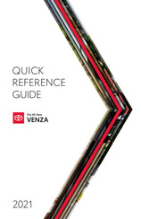 Toyota Venza 2021 Quick Reference Manual