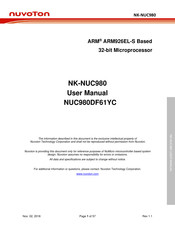 Nuvoton NK-NUC980 User Manual