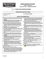Maytag MDG28PD User Instructions