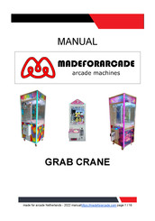 MADEFORARCADE GRAB CRANE Manual