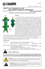 Caleffi SEP4 5495 Series Installation, Commissioning And Servicing Instructions