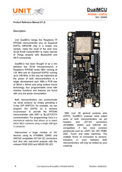 UNIT ELECTRONICS DualMCU Product Reference Manual