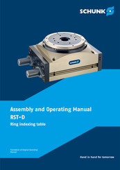 SCHUNK RST-D 60 Assembly And Operating Manual